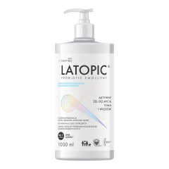 Latopic, aktywny żel do mycia ciała i włosów, 1000 ml
