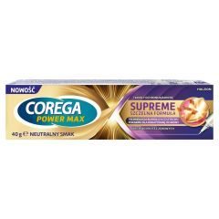 Corega Power Max Supreme, krem do protez zębowych, 40 g