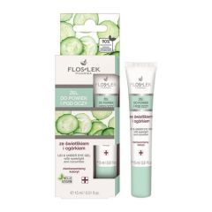 Flos-Lek, żel do powiek i pod oczy ze świetlikiem i ogórkiem, 15 ml