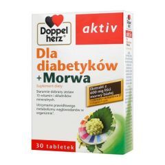 Doppelherz aktiv dla diabetyków+Morwa, tabletki, 30 szt.