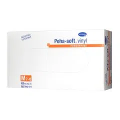 Rękawice Peha-Soft vinyl, winylowe, niejałowe, bezpudrowe, rozmiar średni, 100 szt.
