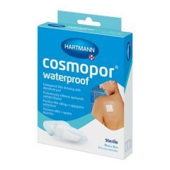 Cosmopor Waterproof, samoprzylepny opatrunek jałowy, 10 x 8 cm, 5 szt.