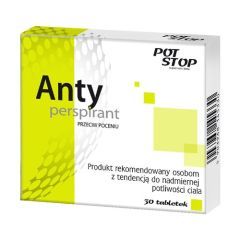 Potstop antyperspirant, tabletki, 30 szt.