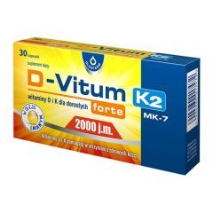 D-Vitum Forte 2000 j.m. K2, kapsułki, 30 szt.