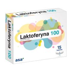 Laktoferyna 100, kapsułki, 15 szt.
