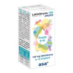 Laktoferyna 100 Drops, krople, 8 ml