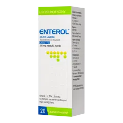 Enterol, 250 mg, kaps.twarde,(i.rów),Delf,Grecja, 20 szt