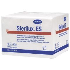 Kompr.jal.Sterilux ES, 17n,10x10, 8w,Hart, 2x25 szt