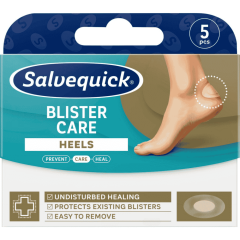 Salvequick Blister Care Heels, plastry, 5 szt