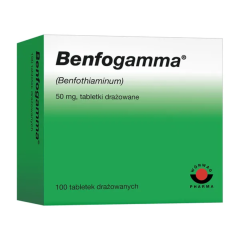Benfogamma, 50 mg, 100 tabletek