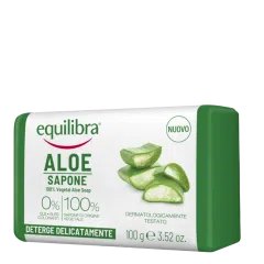 Equilibra, Mydło aloesowe, 100 g