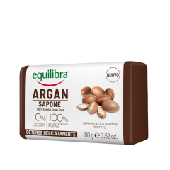Equilibra, mydło Arganowe 100%, 100 g