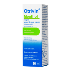 Otrivin Menthol, 1mg/ml,aer.d/nosa,(i.row),Delf,Litwa,10ml