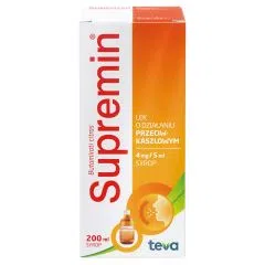 Supremin, 4 mg/5 ml, syrop, 200 ml,butel