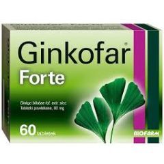 Ginkofar forte, 80 mg, tabletki powlekane, 60 szt.
