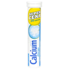 Calcium Alergo, tabletki musujące, 20 szt. (Polski Lek)