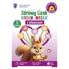 Zdrowy Lizak MniamMniam,(cytr+malin+wisn+trus+anan),5szt,PR.774/19