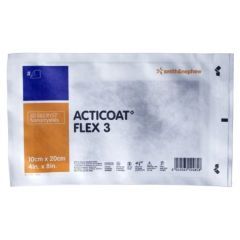 Acticoat Flex 3, opatrunek, 10 cm x 20 cm, 1 szt. (z opakowania 12 szt.)