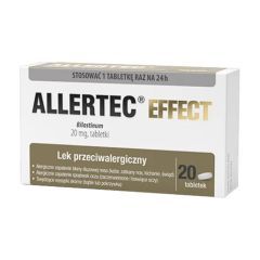 Allertec Effect, 20 mg, tabl., 20 szt