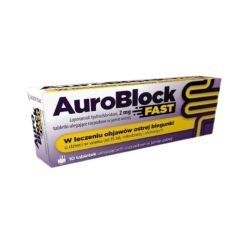AuroBlock Fast, 2 mg, tabl.uleg.rozp.w j.ustn., 20 szt