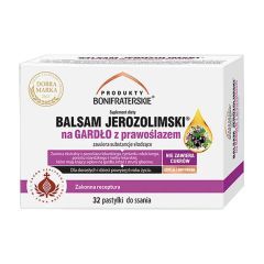 Balsam Jerozolimski na gardło z prawoślazem,pastyl.d/ss,x32