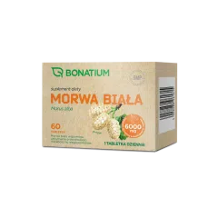 Bonatium Morwa Biała, tabletki, 60 szt.