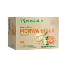 Bonatium Morwa Biała tabletki, 60 szt.