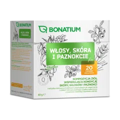 Bonatium Włosy, skóra i paznokcie fix, herbata ziołowa, 20 szt.