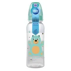 Canpol, butelka dekorowana "Wesołe zwierzaki", 250 ml