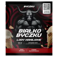 Białko Byczku lody waniliowe, saszetka 30g