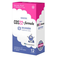 CDS22-formula  5 mld, prosz.,sm.borówkowy, 12 sasz.