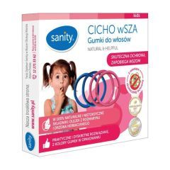 CICHO wSZA, gumki do wlosow,  4 szt