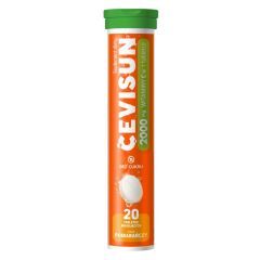 Cevisun, tabl.musuj., 20 szt