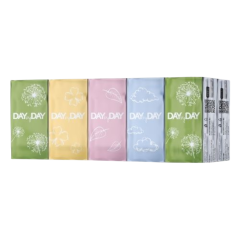 DAY by DAY chusteczki higieniczne, 4-warstwowe,10 x 9 sztuk