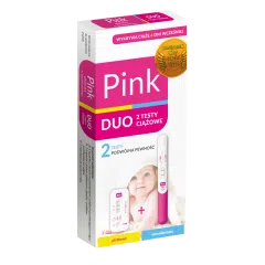 Pink Duo, 2 Testy ciazowe plytkowy + strumieniowy, 2 szt.