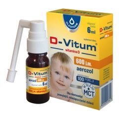 D-Vitum witamina D 600 j.m., aerozol, 6 ml