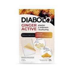 Plaster rozgrzewający DIABOLO GINGER ACTIVE z imbirem i kurkumą, 1 szt.
