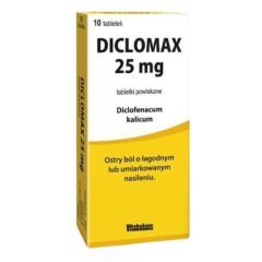 Diclomax, 25 mg, tabletki powlekane, 10 sztuk