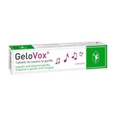 GeloVox, tabl.do ssania,na gardlo,czarny bez, 20 szt