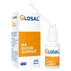 Glosal, spray, na suche gardlo, 25 ml (250dawek)