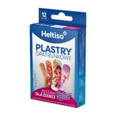 HELTISO, Plastry opatrunkowe Zestaw dla dzieci, Księżniczki i Wróżki, 12 szt.