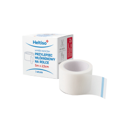 Heltiso Przylepiec włókninowy biały 5m x 2,5cm 