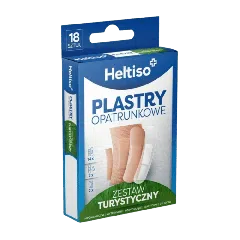 HELTISO, Plastry opatrunkowe Zestaw Turystyczny, 18 szt.