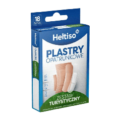 HELTISO, Plastry opatrunkowe Zestaw Turystyczny, 18 szt.