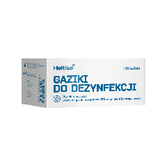 Heltiso gaziki do dezynfekcji, nasączone alkoholem
