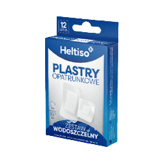 HELTISO, Plastry opatrunkowe, Zestaw Wodoszczelny, 12 szt.