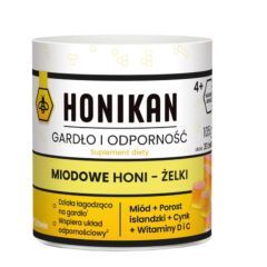 Honikan Gardło i Odporność Miodowe Honi, żelki, 30 szt.