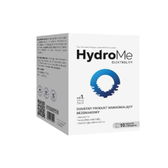 HydroMe Elektrolity doustny produkt nawadniający bezsmakowy, 10 saszetek   