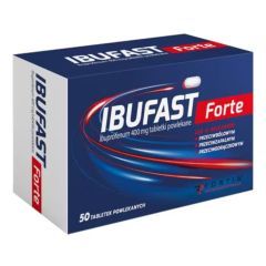 Ibufast Forte, 400 mg, tabl.powl., 50 szt