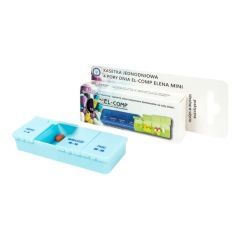 Kasetka, dozownik,do lekow,Elena Mini,4-kom, 1szt